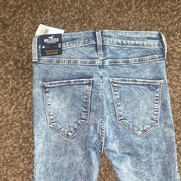 Hollister High Rise Crop Jean Leggings - Picture 3 of 7